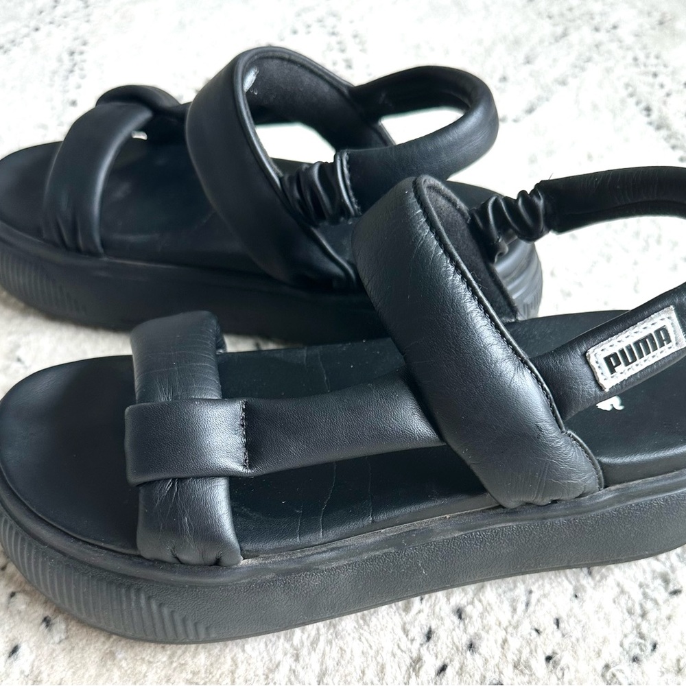 PUMA Suede Mayu Nimbus sandals. Woman’s US 8.5 (like new) - Picture 5 of 11